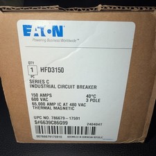 1PC NEW For Eaton HFD3150 3P 150A 600VAC Circuit Breaker FAST DELIVERY picture