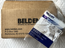 (1 ct) Category 6+ Modular Jack T568 A/B UTP Blue Belden RV6MJKUBL-S1 REVConnect picture