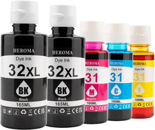 Compatible HP 31 32XL Ink Bottle Set Refill for HP Smart Tank 651 5100 5101 picture