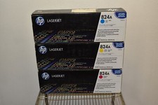 HP HEWLETT PACKARD 824A  LOT  OF 3  TONER - CB381A CB382A CB383A- NEW  (#3189) picture