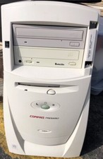 Vintage Compaq Presario 5184 Desktop Industrial/Gaming Computer Clean Unit picture