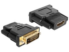 Delock 65466 DVI(24+1) - HDMI A ma/fe 65466, DVI 24+1, HDMI, Male/Female, B ~E~ picture