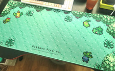 Pokemon Pixel Art Large Desk Mat Gaming Mouse Pad Korea Limited Exclusive Rare picture