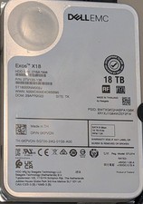 Dell EMC Seagate Exos X18 18TB ST18000NM002J-2TV133 7.2K RPM Enterprise HDD picture