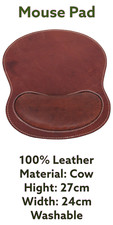 genuine leather mouse pad picture