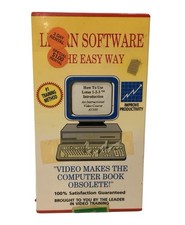 Learn Software The Easy Way VHS Training Tutorial Instructional Video Course NEW picture