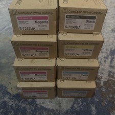 Lot of 8 RISO ComColor S-7250, S-7251,S-7252, S-7253UA ❤️❤️❤️❤️💙💙💛🖤 picture