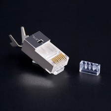 20pcs Cat6a Cat7 RJ45 Connectors Cat 7 RJ45 plugs shielded FTP 8P8C Network Jack picture