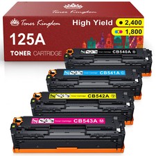 4PK CB540A Toner Cartridge For HP 125A Laserjet CP1215 CP1518ni CM1312 CP1525nw picture