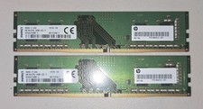 *Lot of 2* Kingston 8GB (2x4GB) 1Rx16 PC4-2400R-UC0-11 Memory HP24D4U7S1MBP-4 picture