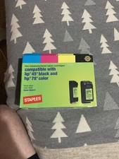 Staples Inkjet Cartridges #563277 HP 78 HP 45 Compatible - NEW picture