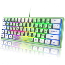 ATTACK SHARK/ZIYOU LANG K61 60% Layout Wired Gaming Keyboard,Mechanical Feel,RGB picture