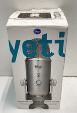 Blue Yeti USB Microphone Silver Professional Recording Tested Original Open Box picture