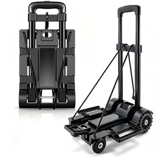 Heavy Duty Folding Hand Truck Dolly Cart with Wheels 80 lb Capacity, Lightwei... picture