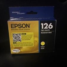 Epson GENUINE 126 Hight-Capacity T126420 Yello Exp 12/26 picture