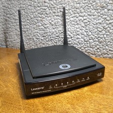 linksys wrt100 RangePlus wireless router Cisco No Cord picture