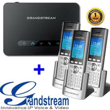 Grandstream DP750 Bundle DECT VoIP Base Station with 3 DP730 Cordless Handsets picture