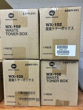 LOT OF 4 Genuine Konica Minolta WX-102 Waste Toner Box A2WY-0Y1 picture