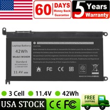 🧡LOT Battery For Dell Inspiron 15 7586 7579 7573 7570 7569 7560 WDX0R WDXOR 42W picture