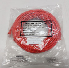 50Ft CAT6 UTP Ethernet Patch Booted Cable Red UL Listed ANSI/TIA-568-C.2 ROHS picture