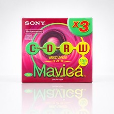 Sony CD-RW 3 Pack for Mavica Camera 3MCRW-156A Compact Disc Rewriteable picture