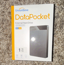 UnionSine DataPocket HD2510 1TB USB 3.0/2.0 External Drive, Black picture