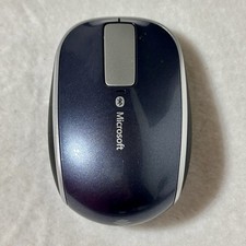 Microsoft Sculpt Touch Blue Portable Bluetooth Wireless Optical Mouse Works picture