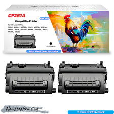 New 2PK CF281A 81A High Yield Toner Cartridge for HP M604 M605 M606 M630 Black picture