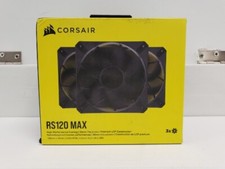 CORSAIR RS120 MAX 120mm PWM Thick Fans Triple Pack - New Factory Sealed picture