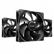 be quiet Pure Wings 3 120mm PWM Black Case Fan 3-Pack Triple Pack Quiet BL141 picture