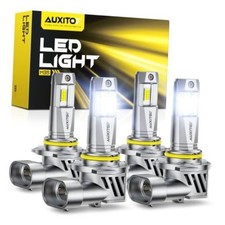 9005 9006 Combo Bulbs 180,000LM 6500K White Plug and Play - 4PCS 9005+9006 picture