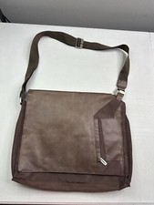 Piquadro Brown Briefcase Laptop Messenger Shoulder Crossbody Bag picture