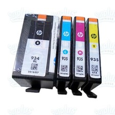 4pk Genuine HP 934XL High Yield Black & 935 Color OfficeJet 6820 6835 6830 picture