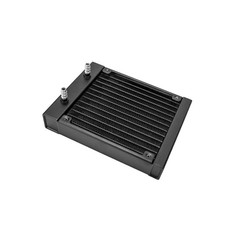 OCOCOO 120mm Aluminum Radiator 8-Port G1/4 Black for PC Water Cooling Loop DIY picture