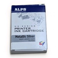 ALPS MD Series Printer Ink Cartridge Metalic Silver 106045-00 picture