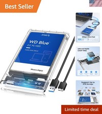 Versatile 2.5'' External Hard Drive Enclosure - Compatible with Windows & Mac picture