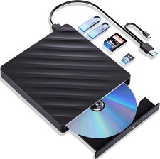 5-IN-1 External BluRay Drive BD Player Portable CD/DVD Burner Drive picture