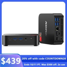 ACEMAGIC Gaming Mini PC Windows 11 Pro, Ryzen 7 7735HS, 24GB LPDDR5 1TB NVMe SSD picture