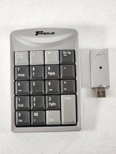 Targus AKP01US Wireless Stow-N-Go Numeric Keypad USB Receiver Silver picture