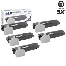 LD Compatible Kyocera-Mita TK-5142K / 1T02NR0US0 5PK Black Toner Cartridges picture
