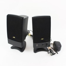 Cyber Acoustics CA-2022R Wired Multimedia Desktop Speakers Black Pair picture