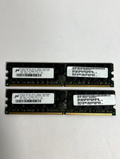 Micron 4GB DDR2 RAM (2x 2GB) PC2-5300P-555-12-J0 MT36HTF25672PY-667D1 Server ECC picture