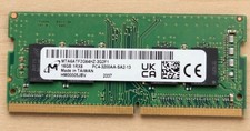 Micron 16GB 1Rx8 PC4-3200AA-SA2-13 DDR4 Laptop SDRAM MTA8ATF2G64HZ-3G2F1 picture