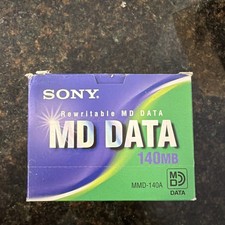 Sony MMD-140A Rewritable MD DATA 140MB Made in Japan - SEALED Lot of 5 picture