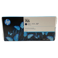 HP 766 Matte Black Ink Cartridge 300ml Original Genuine DesignJet P2V92A Oct2028 picture