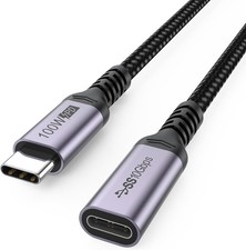 USB C Extension Cable 6.6Ft USB C to USB C Male to Female Type C Extender Cord picture