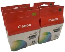 Lot Of 6 Twin Packs) Genuine Canon BCI-16 Color Ink 16 Color ~12 Inks -New picture