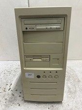 Vintage Retro Beige AT Desktop Computer Sleeper Case picture