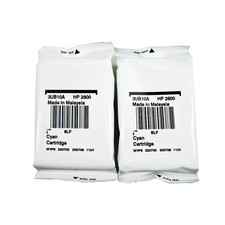2PK Genuine HP 2800 Cyan Ink Cartridges 3UB10A Business InkJet 2800 printer picture