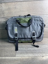 Timbuk2 Bag Medium Control Messenger Gray Pocket Laptop Sleeve Double Handle picture